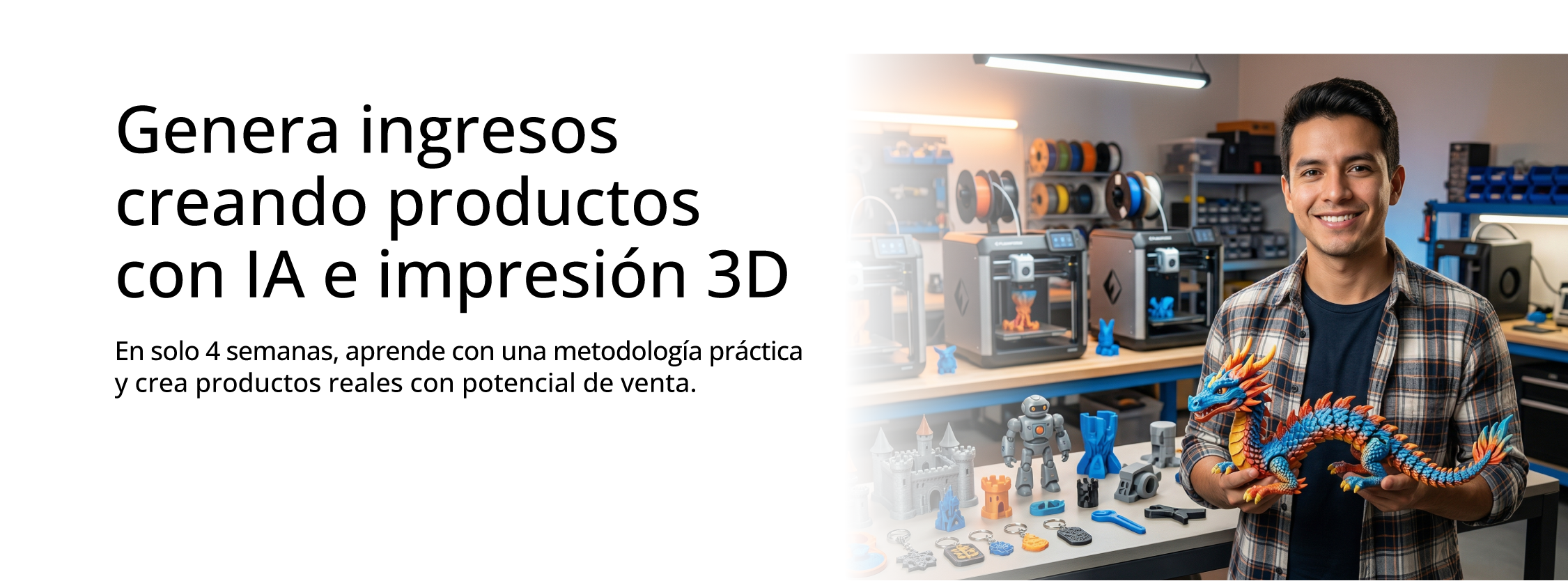 Curso de modelado e impresión 3D con IA