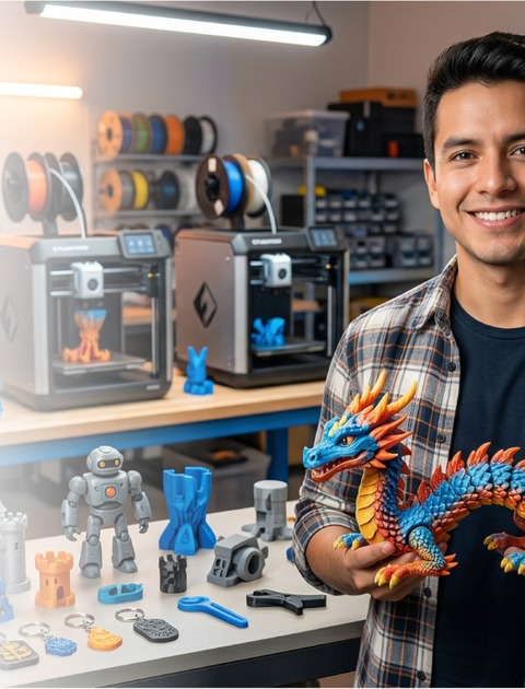Diseño con IA e impresión 3D