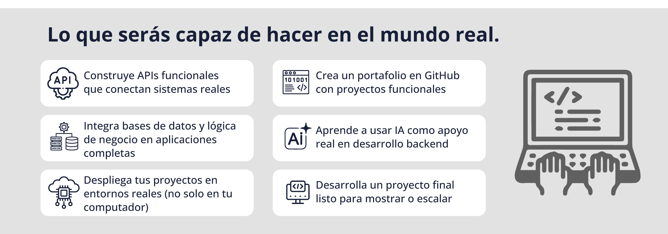 Lo que serás capaz de hacer en el mundo real