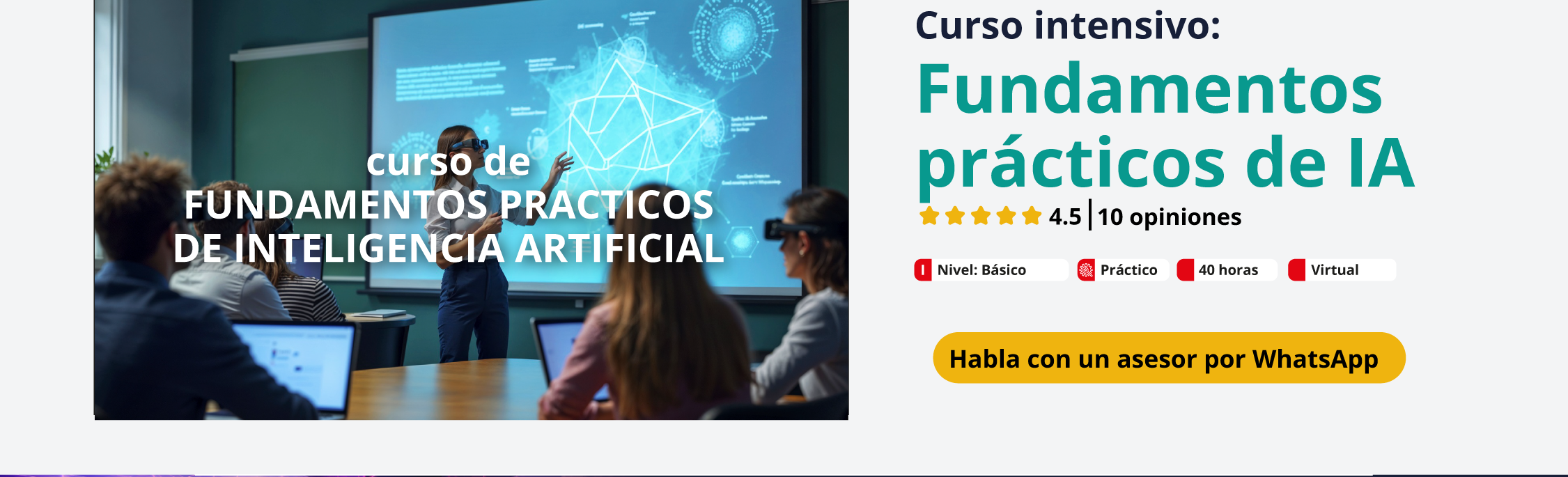 Curso intensivo: Fundamentos prácticos de IA