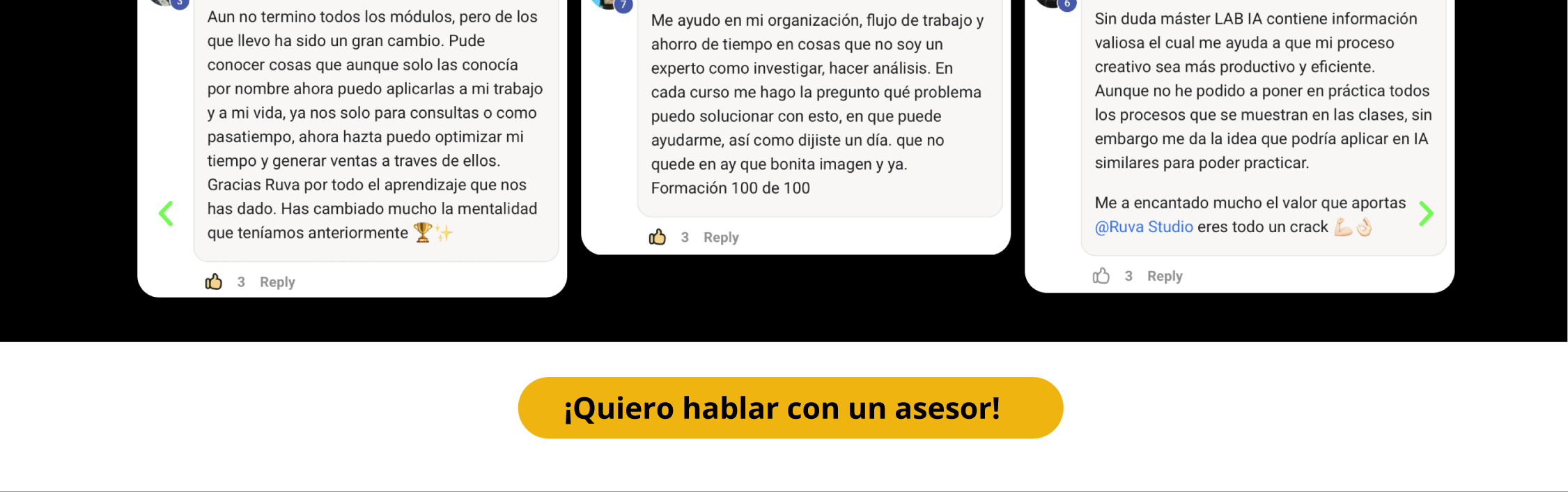 ¡Quiero hablar con un asesor!