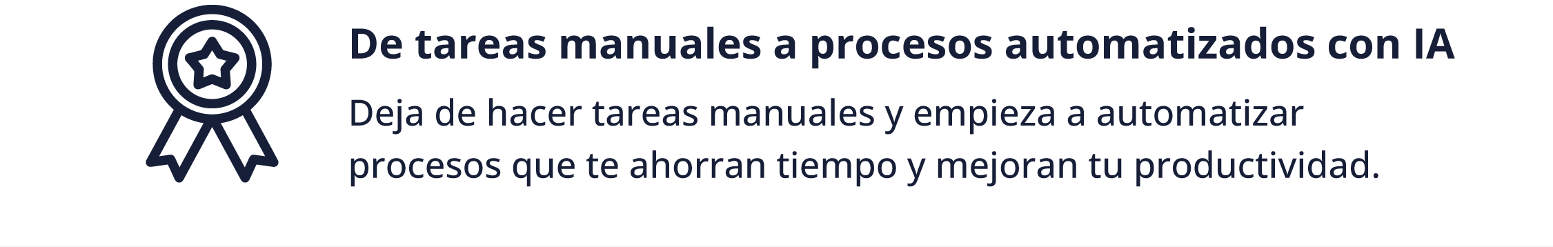 De tareas manuales a procesos automatizados con IA