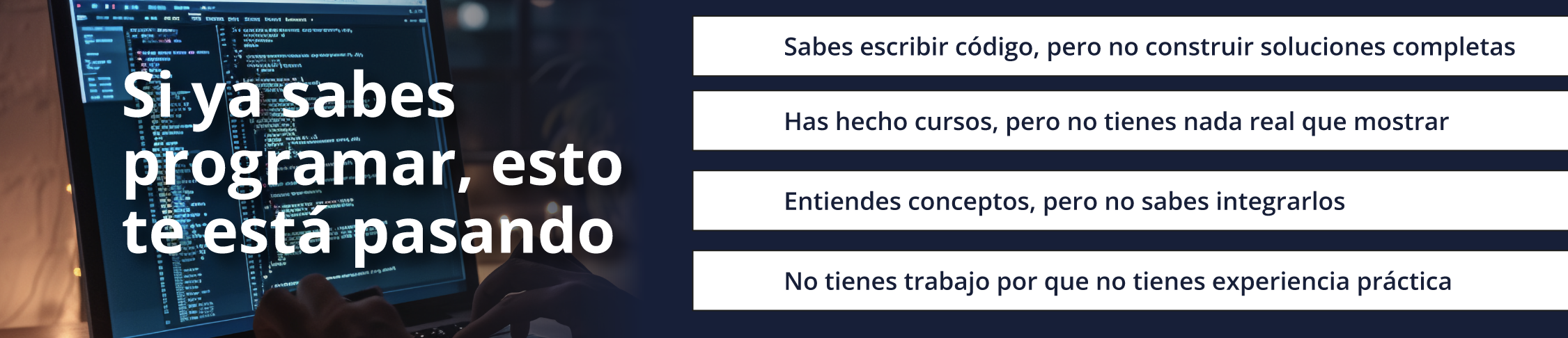 Si ya sabes programar, esto te está pasando