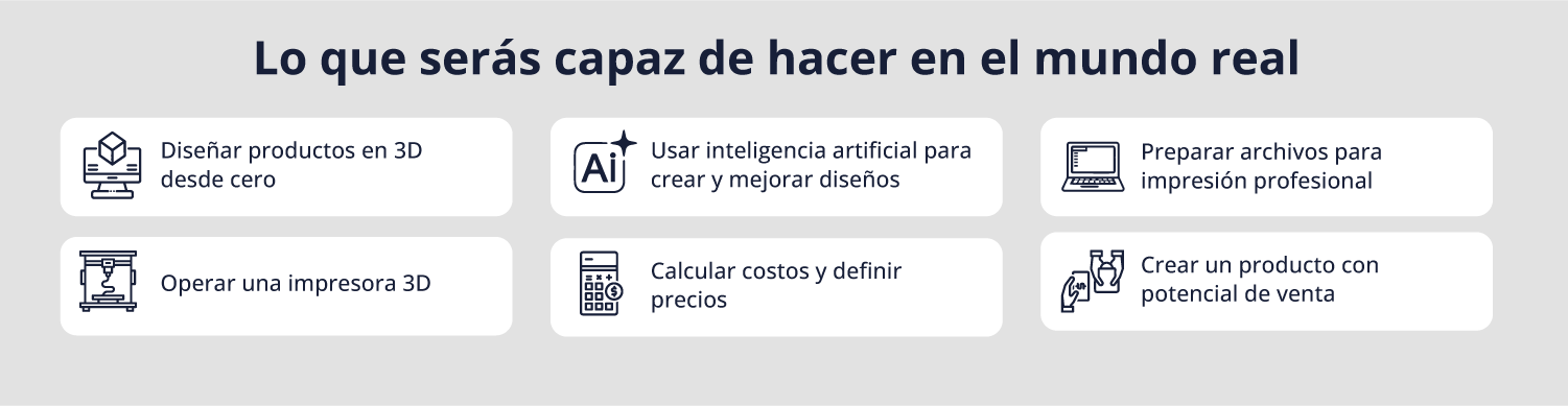 Lo que serás capaz de hacer en el mundo real