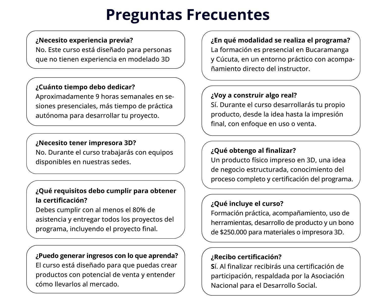 Preguntas Frecuentes